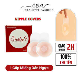  Miếng Dán Nâng Ngực Emstyle Silicon Có Miếng Kéo Chống Xệ Tạo Hình Ngực Căng Tròn - 4.0Emstyle
