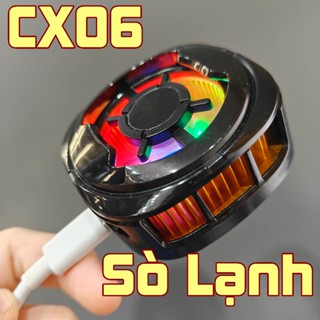 Quạt Tản Nhiệt Điện Thoại CX06 - LED Gaming, Làm Lạnh Cực Nhanh (BH Lỗi 1 Đổi 1)