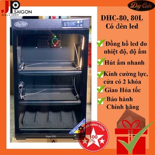 TỦ CHỐNG ẨM DRY CABI DHC-80XL, CÓ ĐÈN LED + TẶNG DA CỪU
