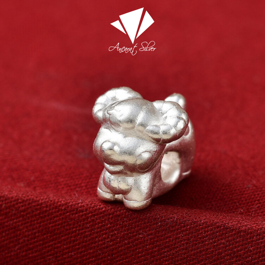 ANCARAT - Charm Bạc 12 Con Giáp - Tuổi Mùi (Miễn phí Tết vòng tay Handmade theo yêu cầu)