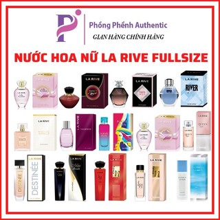 NƯỚC HOA NỮ LA RIVE FULL SIZE CÁC LOẠI: IN - MOON - DONNA LA RIVE - MADAME ISABELLE - TOUCH OF WOMEN 75ml,...