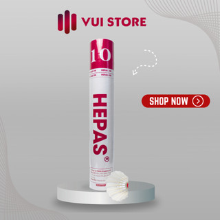Cầu HEPAS H10 - Cầu LE QUANG 86 - QUẢ CẦU LÔNG 3 IN 1 - HỘP 12 QUẢ - HÀNG CHÍNH HÃNG