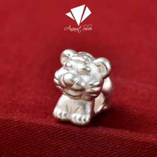  ANCARAT - Charm Bạc 12 Con Giáp - Tuổi Dần  Miễn phí Tết vòng tay Handmade theo yêu cầu  