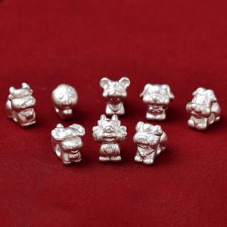 ANCARAT - Charm Bạc 12 Con Giáp - Tuổi Tý (Miễn phí Tết Vòng tay Handmade theo yêu cầu)