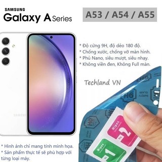 Cường Lực Phủ Nano Samsung A53 / A54 / A55 5G - Trong Suốt, Không Full Màn, Không Viền Đen