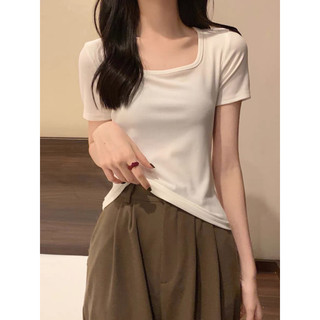 Áo Babytee Thun Cổ Vuông Nữ tôn dáng 6 màu m199