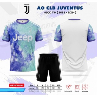 Bộ đồ đá banh CLB Juventust màu Tím