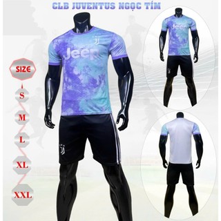 Bộ đồ đá banh CLB Juventust màu Tím