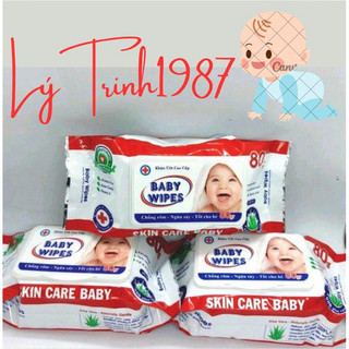 Khăn giấy ướt Baby Wiper - Bịch 80g
