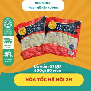 Bò viên lacusina 80 viên 500g ngon meli giao hàng hỏa tốc tại hà nội