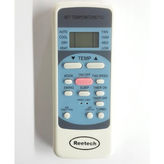 Remote điều khiển điều hòa reetech phím hồng - hàng mới giá sỉ 35k - bh 3 tháng lỗi đổi mới