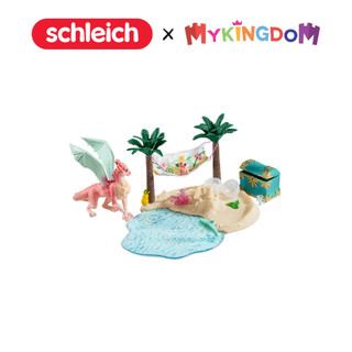 Đồ Chơi Mô Hình SCHLEICH Đảo Rồng Và Thùng Kho Báu 42436