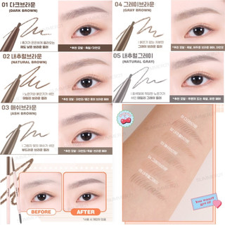 Chì kẻ mày COLORGRAM MICRO SLIM BROW PENCIL