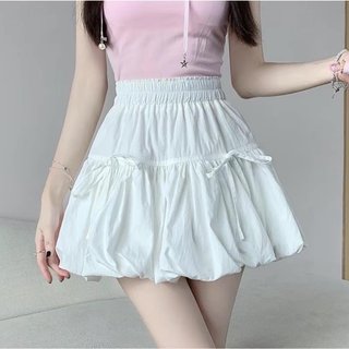( ẢNH THẬT )	CHÂN VÁY BÍ XOÈ 2 LỚP 3M Chất Mềm Nhẹ  / Cạp Chun Dễ Mặc Form Xoè Đính Nơ Siu Yêuuu -Titifa Shop
