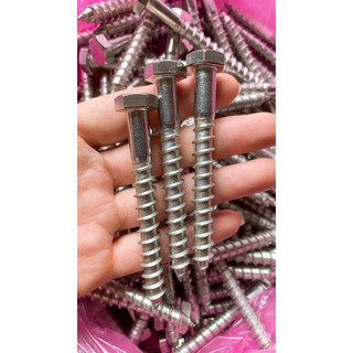 Vít phong inox 304 , mạ đầu lục giác m8 , m10