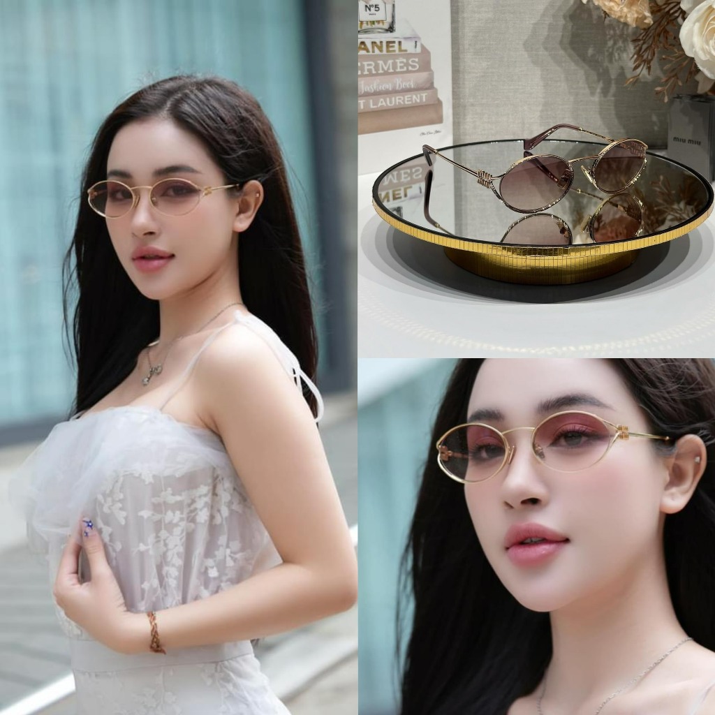 Mắt kính râm Min Min Bự Store dáng ôm mặt khắc chữ thời trang hot 2044 - 2056 - 2003