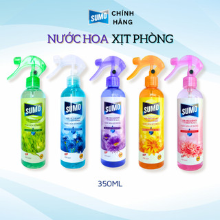 Combo tự chọn 5 mùi hương nước hoa xịt phòng sumo 350ml khử mùi ngăn ngừa ẩm mốc ô tô