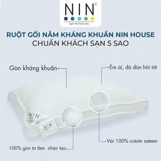 Ruột gối nằm kháng khuẩn NIN House (1 cái) êm ái 50x70cm