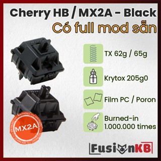 Cherry MX2A black | Cherry HB | Switch HB | Switch Cherry Black | Cherry MX2A | FusionKB