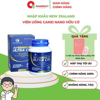 Viên Bổ Sung Canxi Nano Hữu Cơ NZ Ultra Cal nhập khẩu NewZealand Canxi Không Nóng Táo