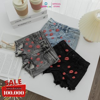 Quần short jeans bé gái - nghĩa baby
