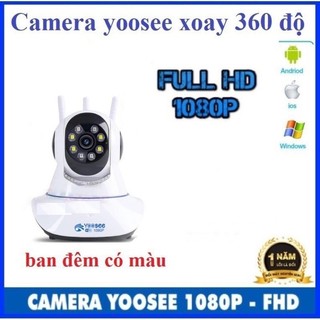 Camera yoosee 3 râu 2.0 ban đêm có màu