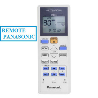 Điều khiển điều hòa Panasonic 1 chiều thường Có iAUTO (loại ngắn) - hàng mới 100% - bh 3 tháng lỗi đổi mới