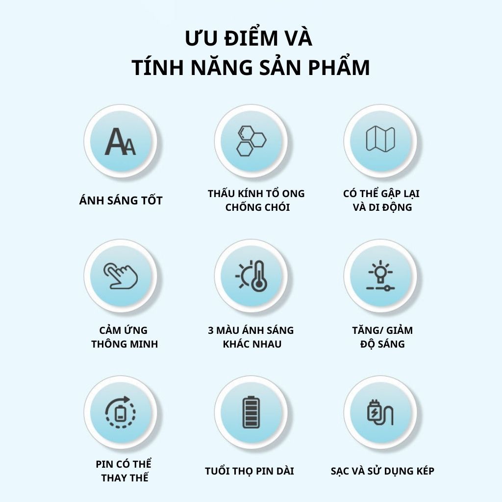 Đèn học để bàn đọc sách bàn làm việc tích điện bảo vệ mắt, đèn led bàn học 3 màu ánh sáng bảo vệ mắt đa năng | BigBuy360 - bigbuy360.vn