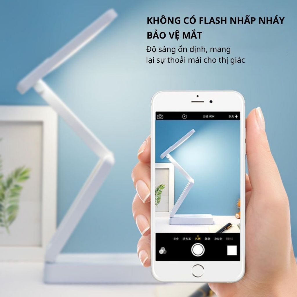 Đèn học để bàn đọc sách bàn làm việc tích điện bảo vệ mắt, đèn led bàn học 3 màu ánh sáng bảo vệ mắt đa năng | BigBuy360 - bigbuy360.vn