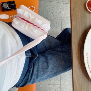 (ĐI ĐƠN LIỀN) TÚI ĐEO ĐỰNG ĐỒ MAKEUP, CÁ NHÂN CÓ DÂY ĐEO CHÉO - HANDMADE BY 1402.Sew 🌸