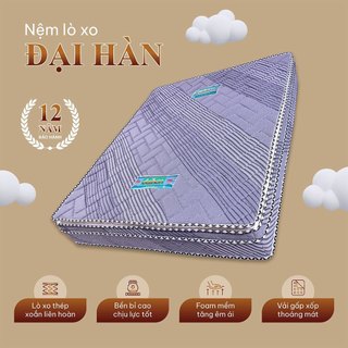 Nệm Lò Xo Đại Hàn - Nệm Lò Xo 4 Viền Hàn Việt Hải - Bảo Hành 12 Năm.