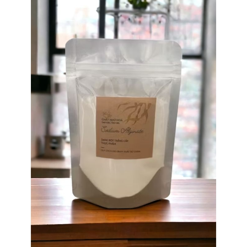 50/100G natri alginate(Sodium Alginate cấp thực phẩm)