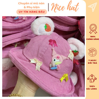 Mũ trẻ em Kurumi cute nón bucket cho bé đáng yêu cute thoáng mát - MTE01