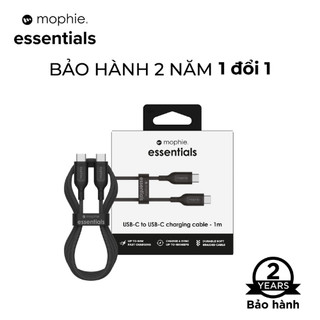 Cáp sạc nhanh USB-C to USB-C Mophie Essential 60W 1m