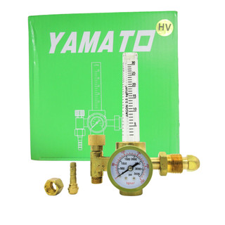 Đồng hồ khí Argon Yamato đồng thau dùng cho hàn tig điều áp khí hàn