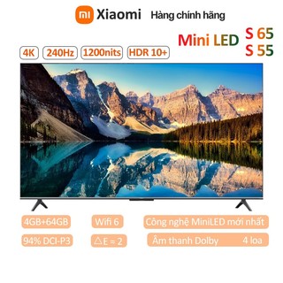 Tivi xiaomi 55inch 65inch 4k 240hz hdr 10+,màn hình mini led-công nghệ mới nhất