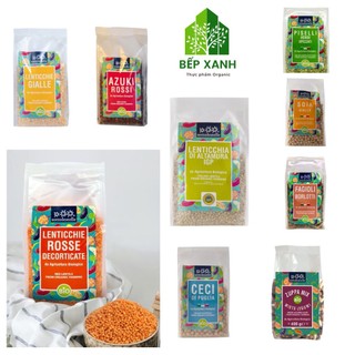 Đậu hữu cơ sottolestelle đậu gà, đậu lăng đỏ, đậu lăng xanh, đậu lăng vàng, đậu nành, đậu hà lan, đậu đỏ organic