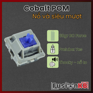 Cobalt pom switch | 63.5g | linear | công tắc bàn phím cơ