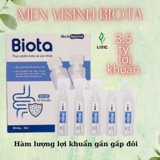 Men vi sinh tiêu hóa cho bé và người lớn biota 3,5 tỷ lợi khuẩn tốt cho cả người bị đại tràng táo bón probiotic đau bụng