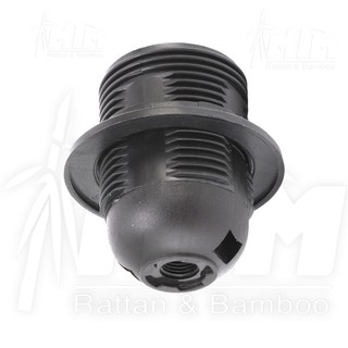 Đui đèn vành E27 dùng cho lồng đèn mây tre, đèn gỗ, đèn sắt.
