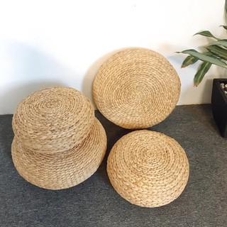 Ghế Đôn Lục Bình ECOHUB Đệm Ngồi Bệt Lục Bình Tròn, Vuông Đan Thủ Công, Trang Trí Decor Nhà