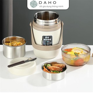 Hộp cơm văn phòng giữ nhiệt Daho - Hộp đựng cơm inox 304