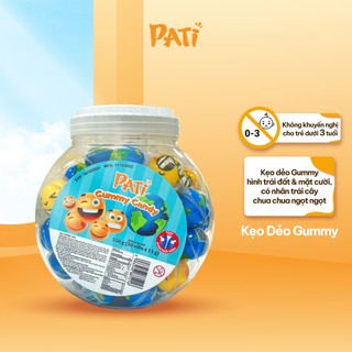Kẹo dẻo gummy pati hình mặt cười đáng yêu thơm ngon