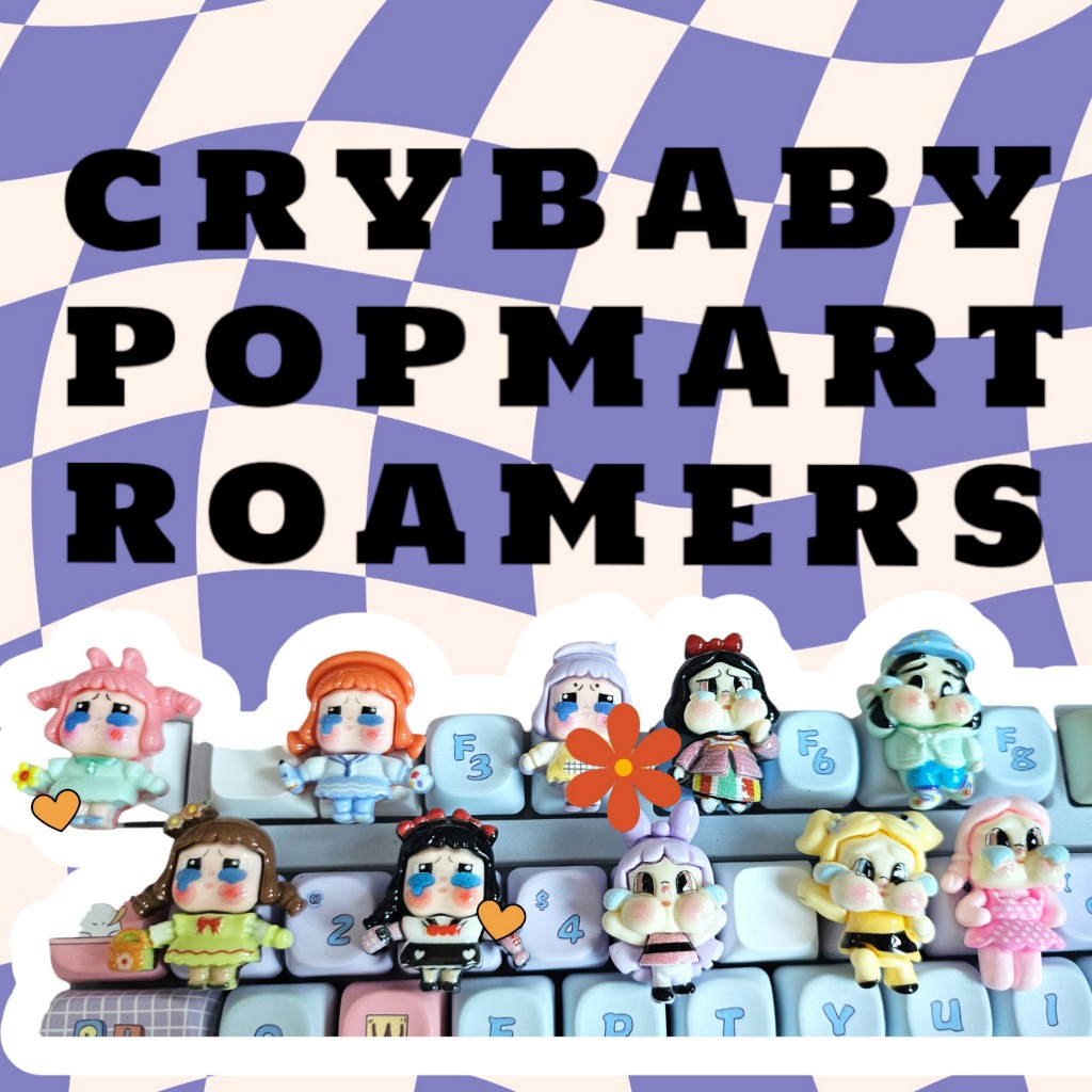 Keycap CRYBABY POPMART Phiên bản mới Phím Cơ