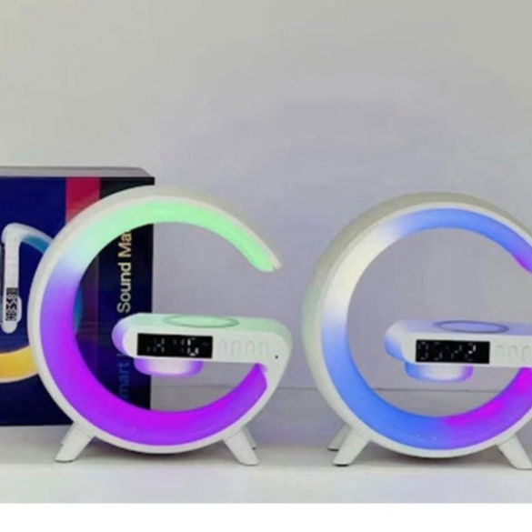 Loa Bluetooth Mini G63 Led GRB, Loa chữ G tích hợp đồng hồ (Không sạc được điện thoại)