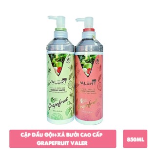 Cặp Gội - Xả Bưởi Valert Grapefruit Chống Rụng Tóc Kích Thích Mọc Tóc 850ml