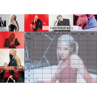 combo 2 tờ Thời Khoá Biểu blink TKB2 size A5 idol kpop