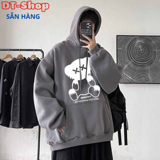  Áo Khoác Nỉ Hình Gấu Empathy Nam Nữ Dáng Rộng Dài Tay Bồng Giá Rẻ Ba Màu Hot Trend 2024 dt_shop