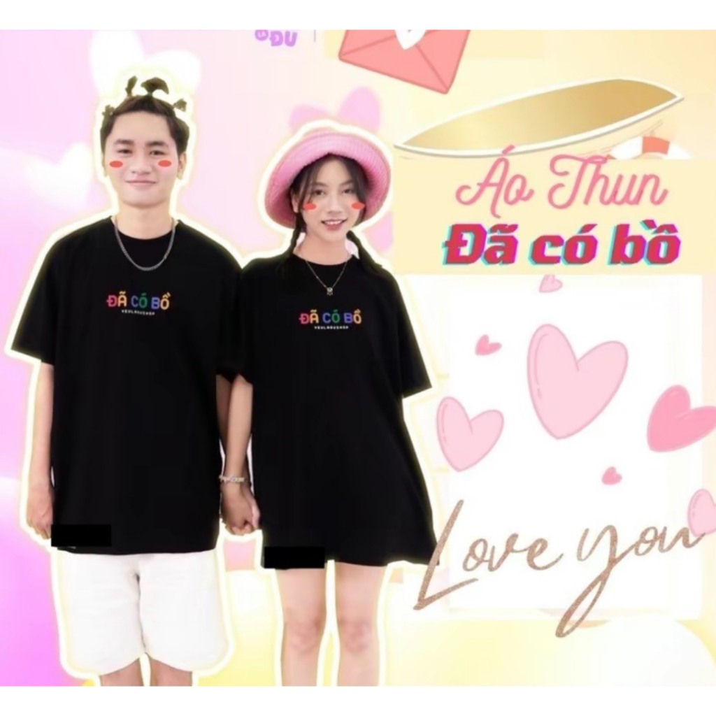 Áo Thun ĐÃ CÓ BỒ Nam Nữ Unisex Form Rộng Tay Lỡ Xu Hướng MINH LONG FASHION Áo Phông Menswear Cổ Tròn