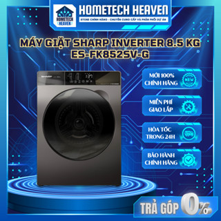 ☑️ ES-FK852SVG - Máy giặt Sharp Inverter 8.5 kg ES-FK852SVG - Hàng Chính Hãng